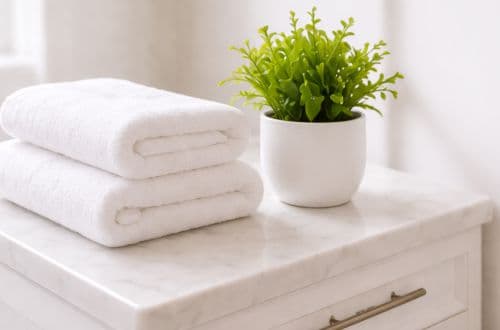 Fresh folded towels